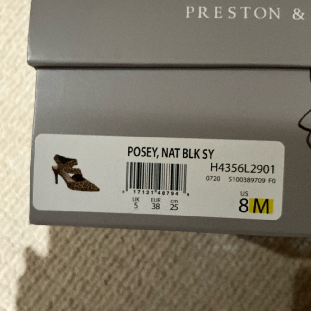 Preston & York Black and Brown Heels